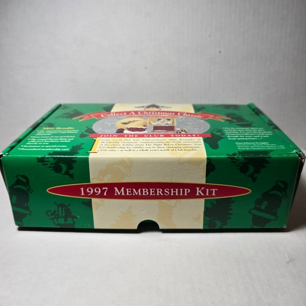 Hallmark Keepsake Ornament Club Collect a Christmas Classic 1997 membership Club